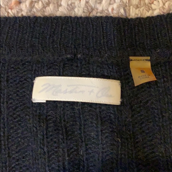 Martin & OSA black cable knit sweater - Picture 5 of 7